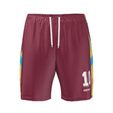 STRIDE SHORTS 10 - MAROON